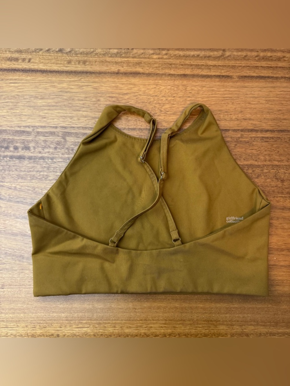 Girlfriend Collective Topanga halter sports bra Size M - Picture 2 of 4